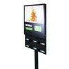 Malls restaurant public free mobile phone wireless charger station kiosk with lcd screen 21.5'' Android OS remote control