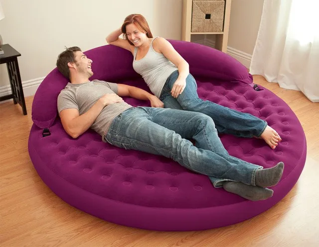 intex inflatable round bed