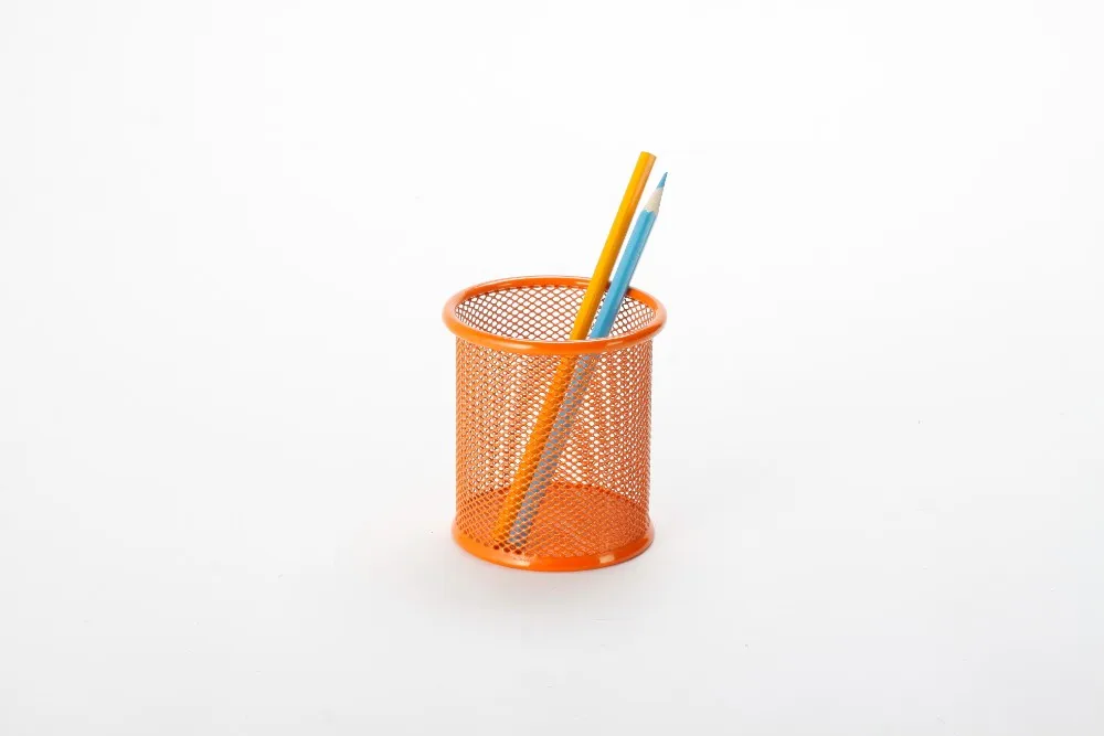 metal mesh pencil cup