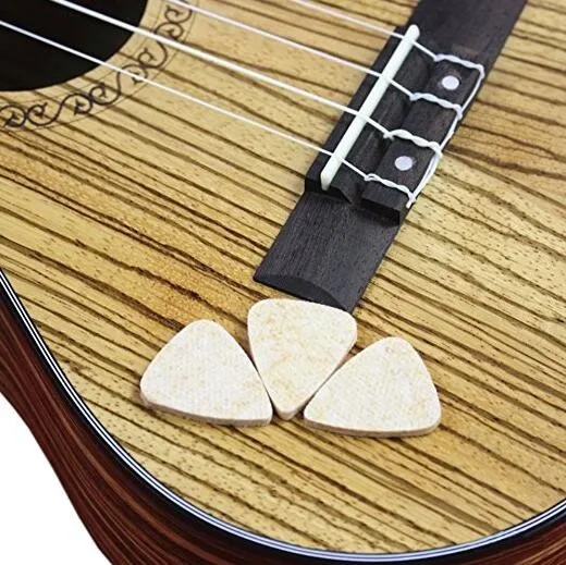 16 Púas De Fieltro Para Ukelele Y Guitarra - Multicolor - Suaves Y Cómodas - Ideales Para Sonido Dulce (Pack Multicolor)