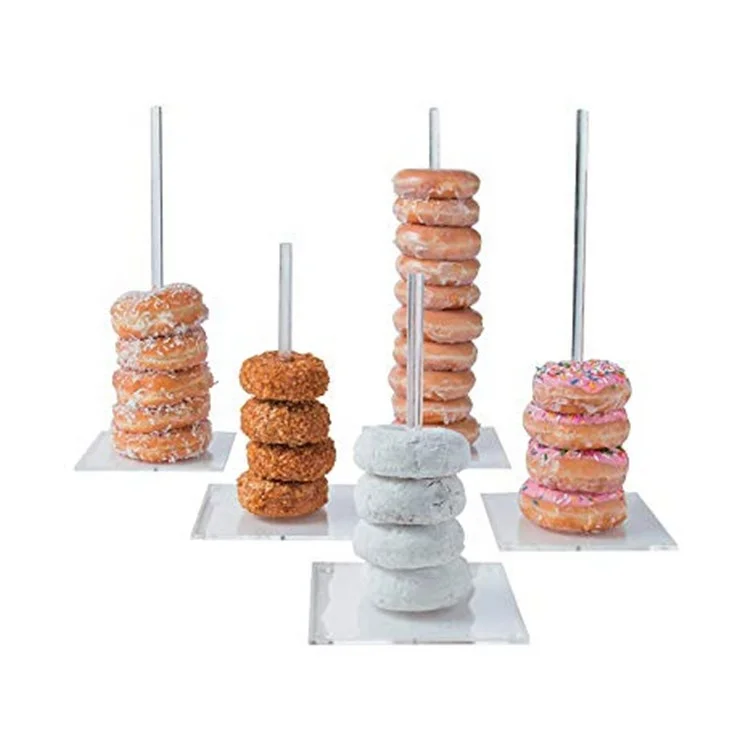 Tabletop Acrylic Dessert Display Plexiglass Donut Display Holder Buy Plexiglass Donut Display