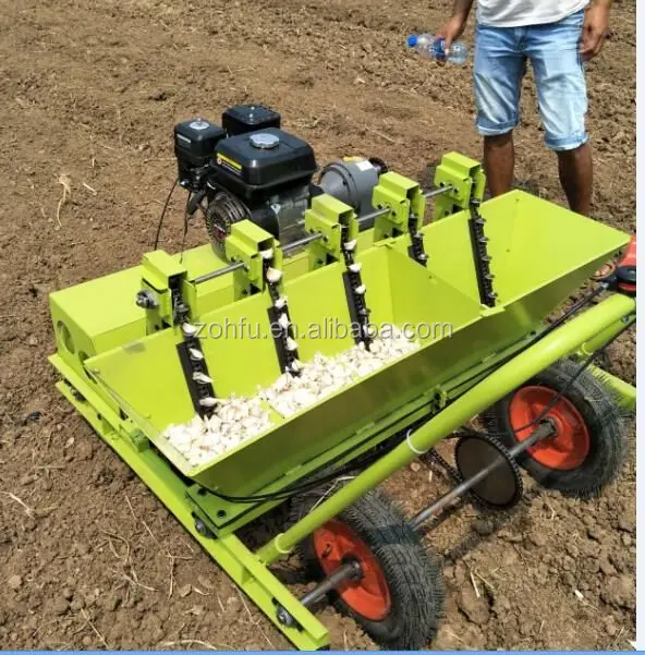 Hand Planter For Garlic / Hand Push Garlic Seeder / Garlic Planting