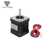 Twotrees single output shaft D-axis 48mm body height 2 phase 17HS8401S DC 3V 1.5A nema 17 cheap hybrid stepper motor