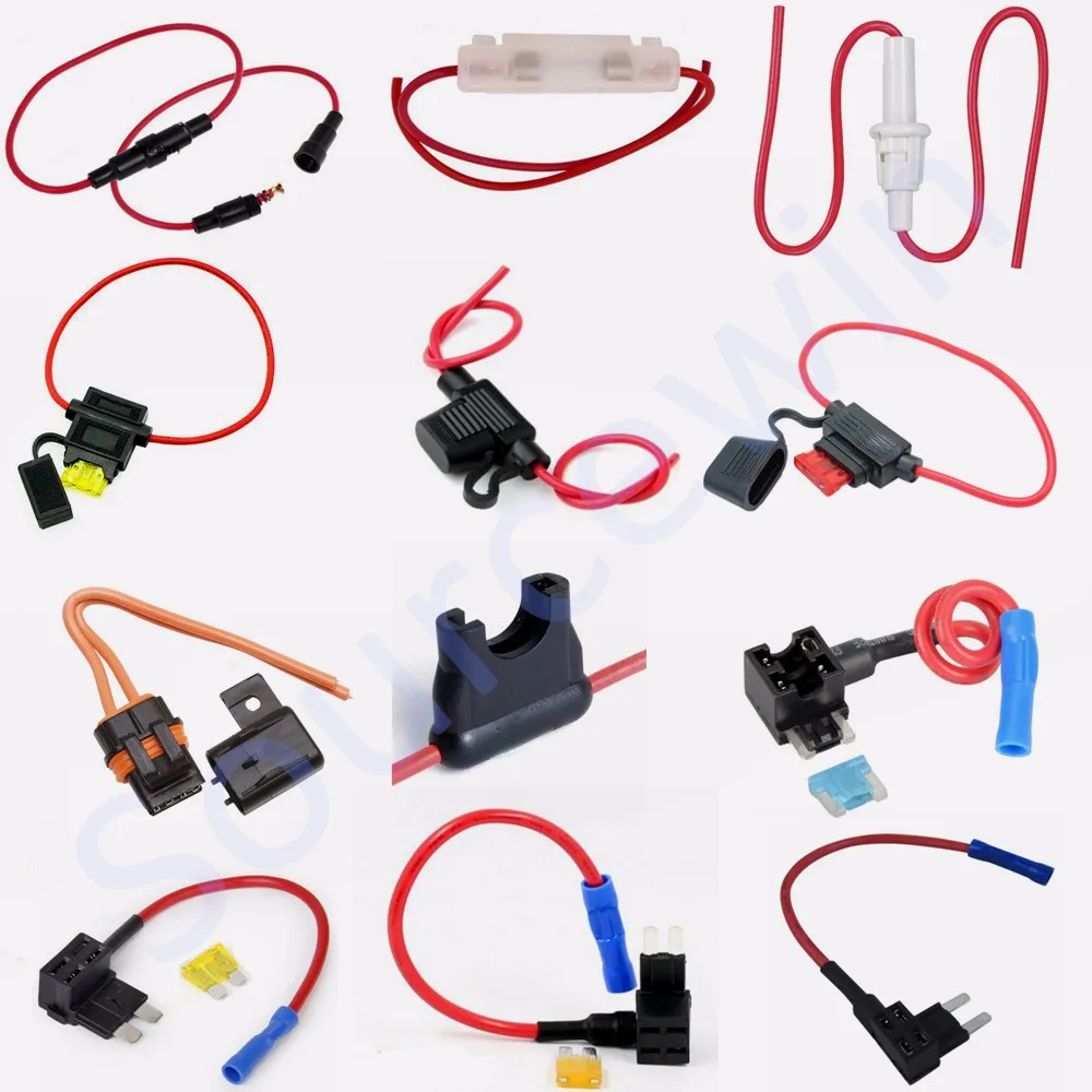 Water Resistant Pvc Plastic Cover Wire Waterproof Auto Car Inline Fuse