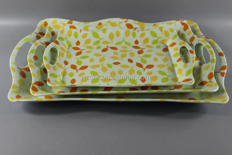 3pcs Melamine Serving tray set ,Homeware tray