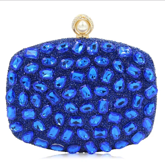Formal / Event/Party / Wedding Evening Bag/The Crystal Hand Bag Diamonds Clutch Gem Purse - Multicolored
