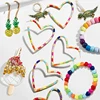 Dvacaman 2019 Wholesale Brand Fashion Summer Sweet Korean Cute Crystal Rhinestone Women Accessories Watermelon Stud Earrings