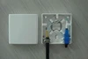 Indoor Wall Mounted 86*86mm Mini 2 Port FTTH Fiber Optic Information Outlet