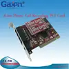 Best Selling 4 Line Call Recorder Phone Call Recording PCI Card ODM