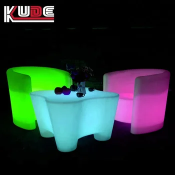New Led Light Up Outdoor Furniture16 Colors Changing Plastic New Led Light Up Outdoor Furniture16 Colors Changing Plastic Sofa
