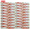 Factory Supplier 3D Waved Crystal Glass Arch Mosaic Wall Tiles