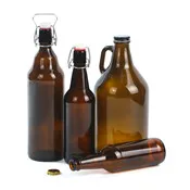 amber essential oil bottle