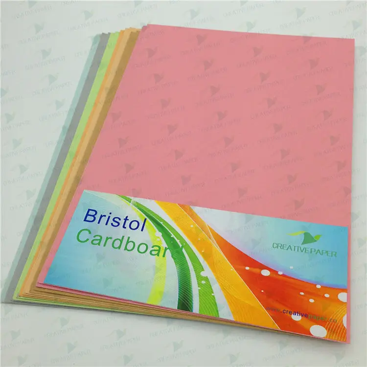 China High Quality Color Bristol Paper & Cardboard For Folder And