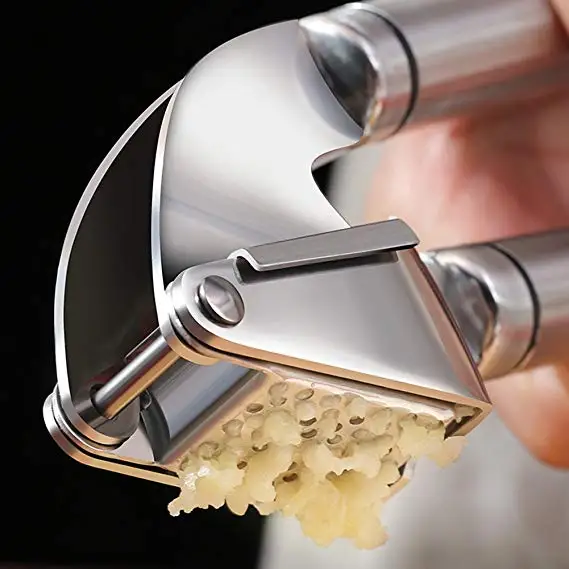 Amazon Hot Sale Product Stainless Steel Garlic Press Ginger Crusher