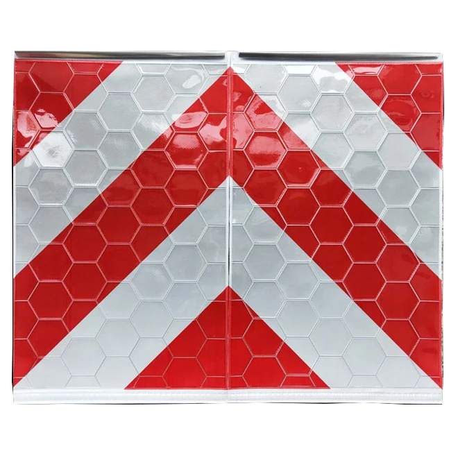 S495A Hi Vis Customized Warning Marking For Tail Lifts Reflective Flags