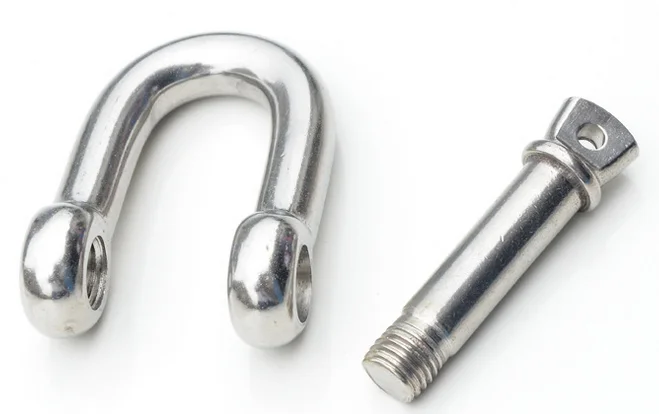 Mini Shackles AISI 304 316 Stainless Steel European Type D Shackle