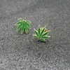 Weed leaf hat soft enamel lapel pin
