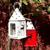 beautiful windproof metal lantern candle holder