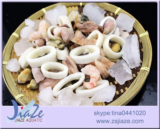 Download IQF Frozen Seafood Mix (mussel meat,squid ring, octopus cut,surimi), View seafood mix, Product ...