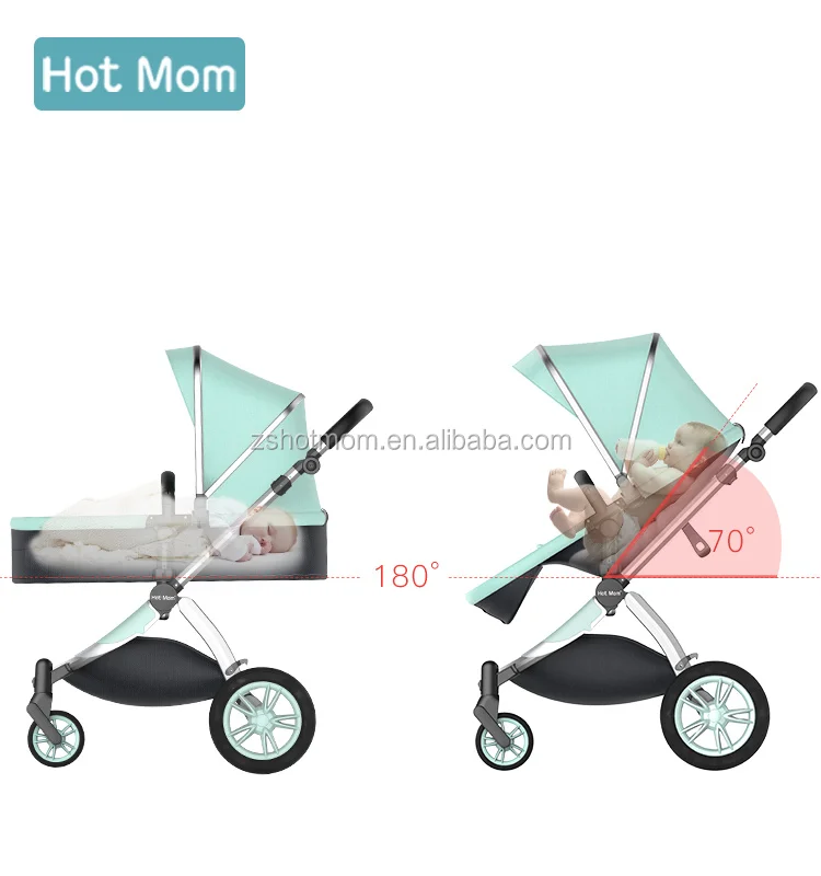 Hot Mom Cochecito De Bebé 3 En 1 Catre Almacenado En El Hot Mom Cochecito De Bebé 3 En 1 Catre Almacenado En El