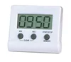 Mini Square Simple Function Kitchen LCD Large Digital Countdown Timer White