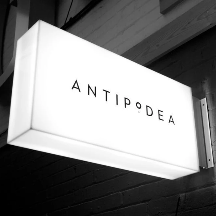 Wall Mounted Outdoor Led Acrylic Frameless Projecting Light Box Sign