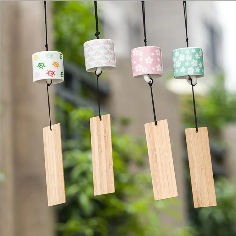 Japanese Style Indoor Ceramic Wind Chimes Wind Chimes ...