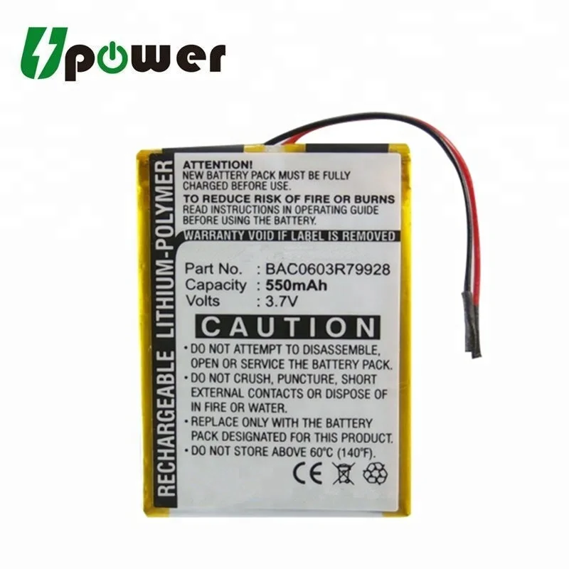 3.7v 440mah Lipolymère Remplacement Mp3 Lecteur Batterie Pour