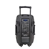 BTSP1201 12inch powered active portable plastic bluetooth/USB/SD/FM/TWO Wireless MIC pro audio pa battery speaker system subwoof