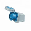 UZ-1202 Female surface Mounted Industrial Socket PA66 Plastic 3-way new arrival products with high temperature contact carrier