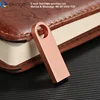Mini Custom Thumb Drives 4gb 8gb 16gb 32gb 64gb 128gb with metal Keychain memory stick free brand logo printing