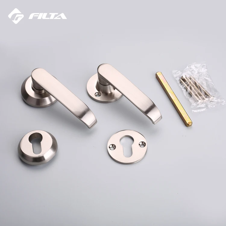 Contemporary Style Zinc Alloy Lever Door Handle Plate Buy Modern Door