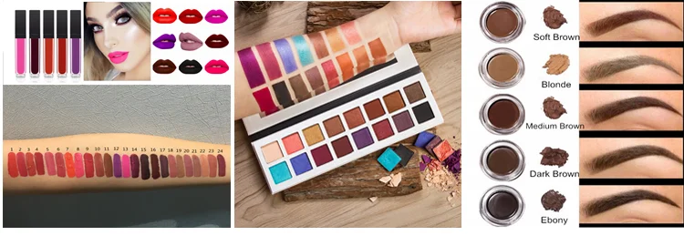 Popular 9 Color Shading Highlighter Powder Makeup Private Label Contour Palette