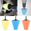 Factory price cone sponge polishing buff wheel for car