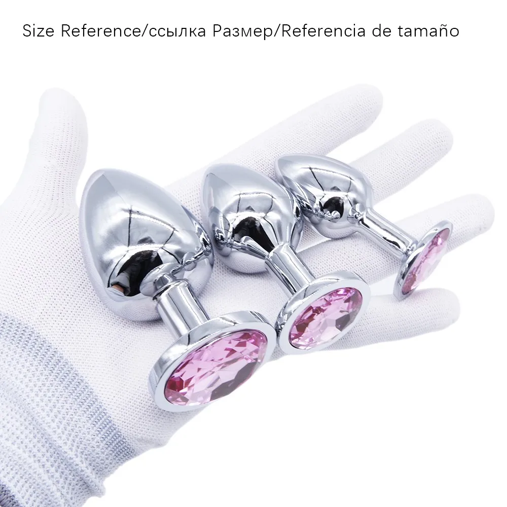 Metal Stainless Steel Anal Plug Crystal Butt Plug For Women Buy Butt Plugbutt Plug Sex Toys