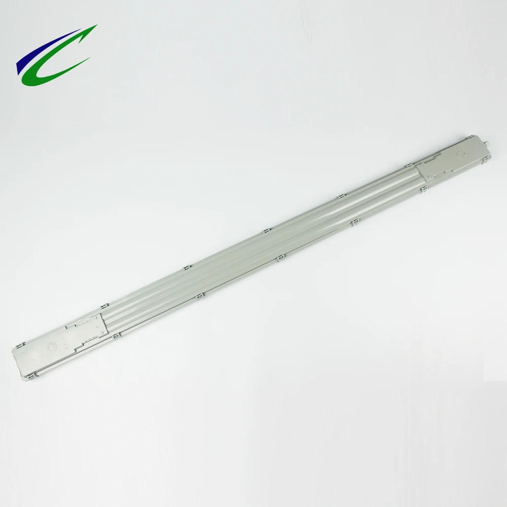 T5 Fluorescent Light Cover With Clips Housing 2x14w Triproof Lamp