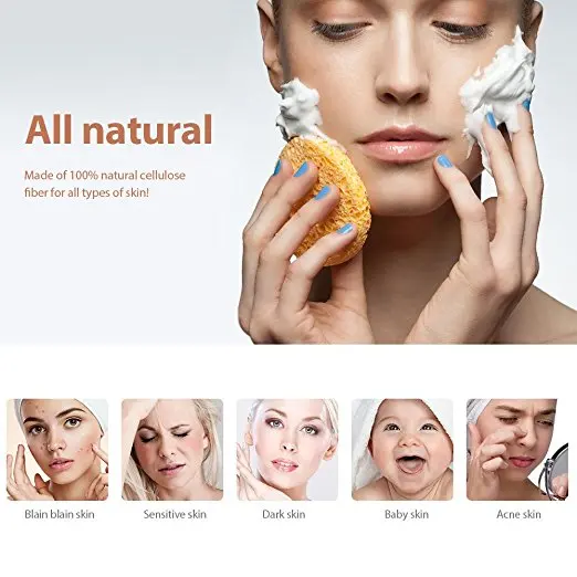 Compressed POP-UP Face Cleansing Sponges