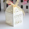 Free customized design laser cut small wedding candy box
