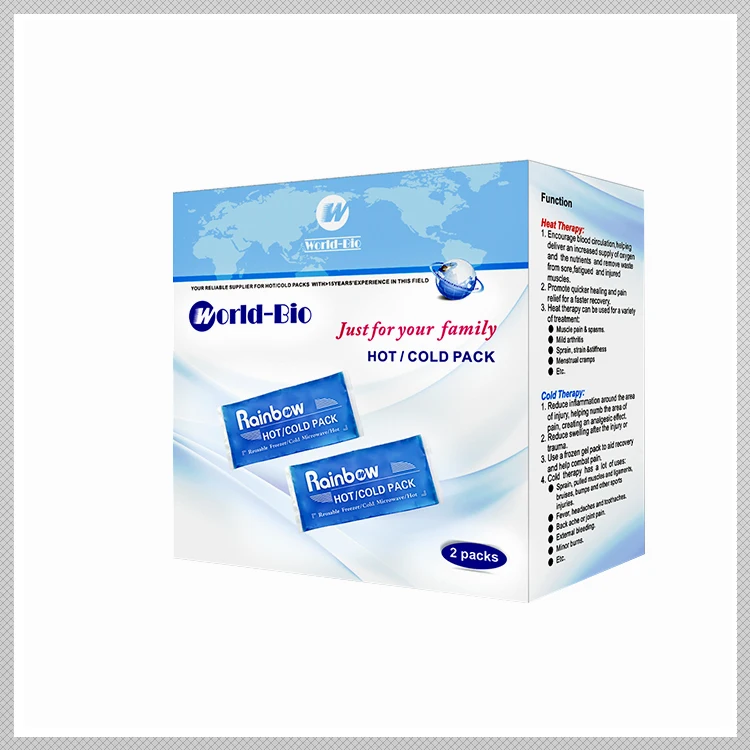 Pain/fever/bruise Relief Hot Cold Therapy Pe Gel Ice Pack Compress