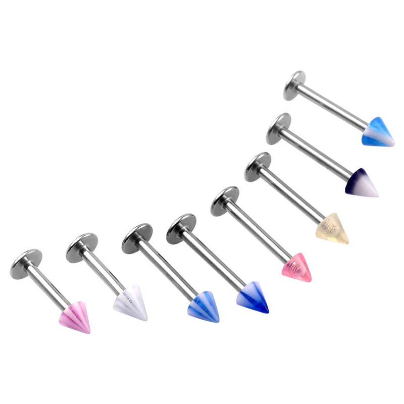 2018 Unique Acrylic Lip Piercings Wholesale Lip Stud With Spike Body Piercing Buy Unique