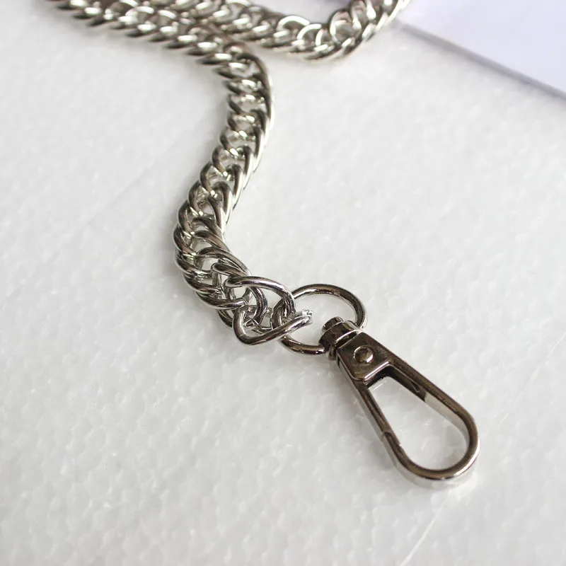 silver bag chain strap