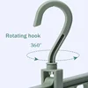 ALL Plastic Garment Clothes Hangers with Rotating Plastic Hook
