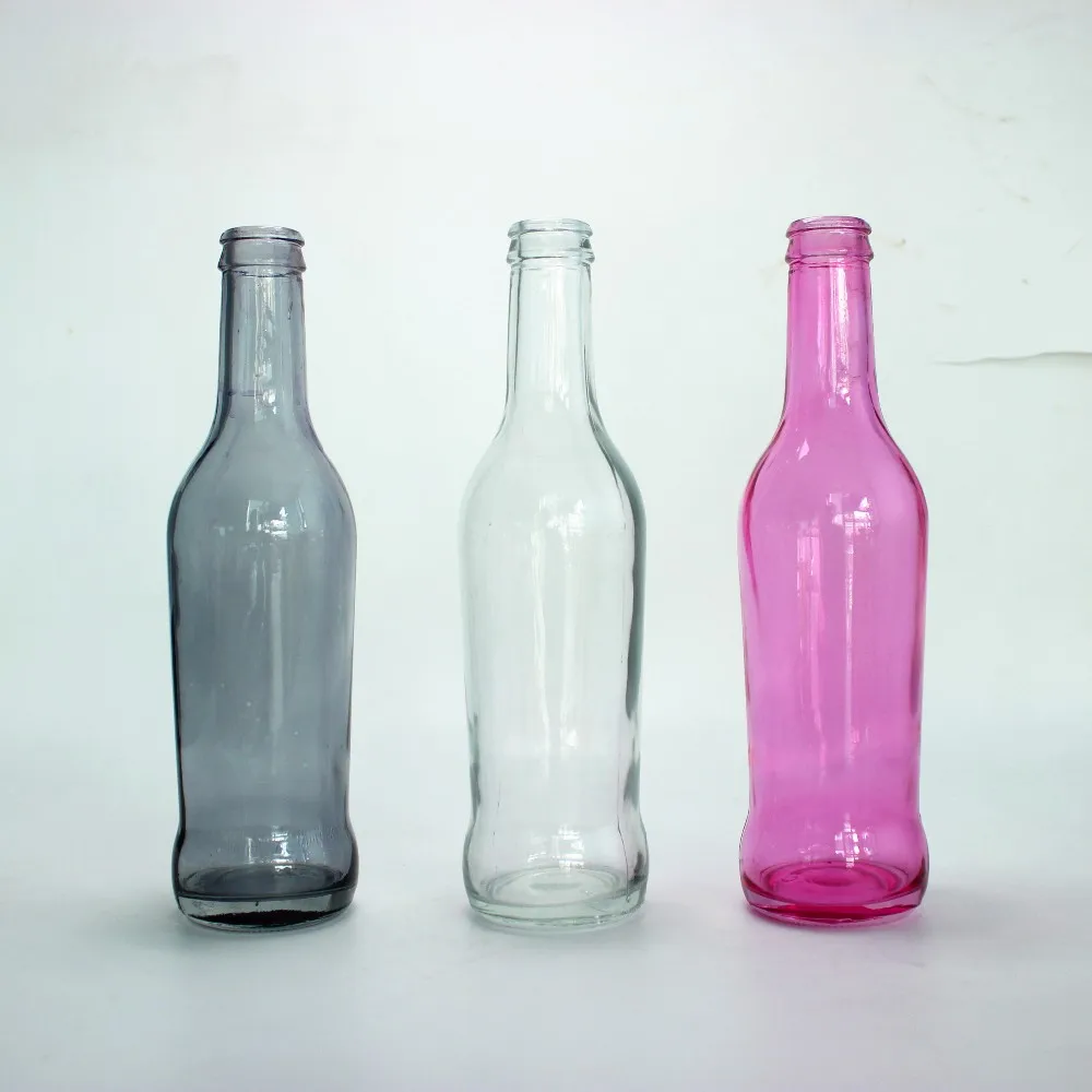 Wholesale 275ml Beverage Glass Bottles Soft Drink Glass Bottle With Tin