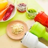 Manual hand held stainless steel garlic slice press / onion chopper / Ginger Garlic Peel Hand Squeeze