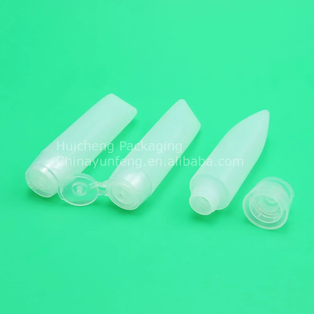 30g Small Clear Plastic Hand Cream Packaging Tube With Flip Caps Buy 30g Clear Plastic Tubes