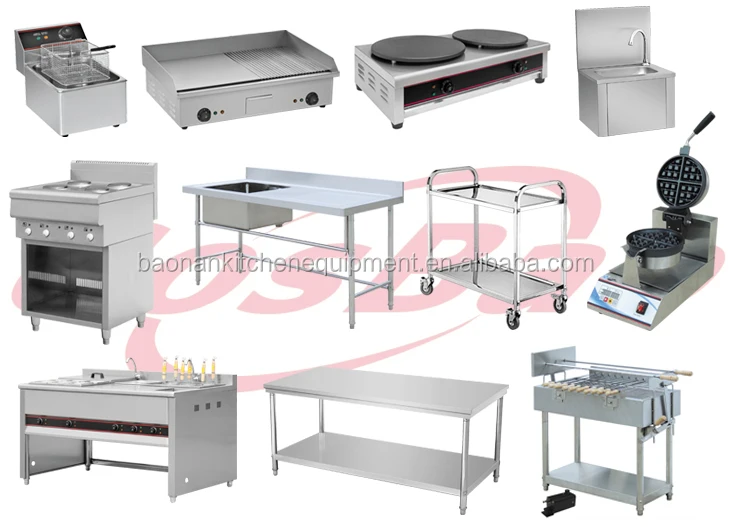Cosbao BN-G813 Commercial Stainless Steel Hotel Restaurant Kitchen Equipment