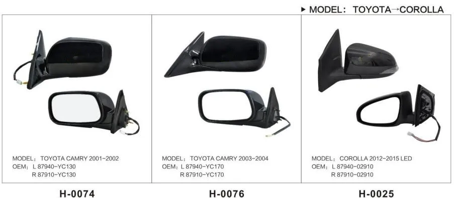 baby car mirror for toyota camry