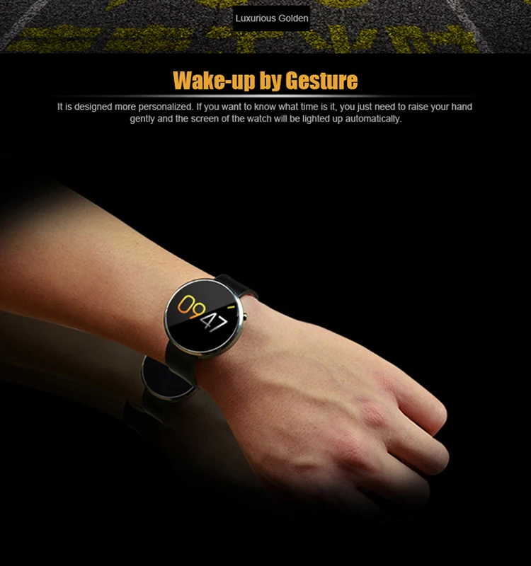 Heart rate monitor leather health smart watch intelligent sport bracelet manufacturer