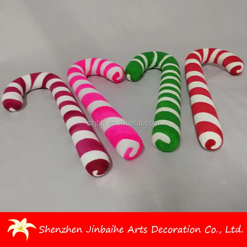 Kerst Kleurrijke Schuim Standbeeld Snoep Sticks Decoratie