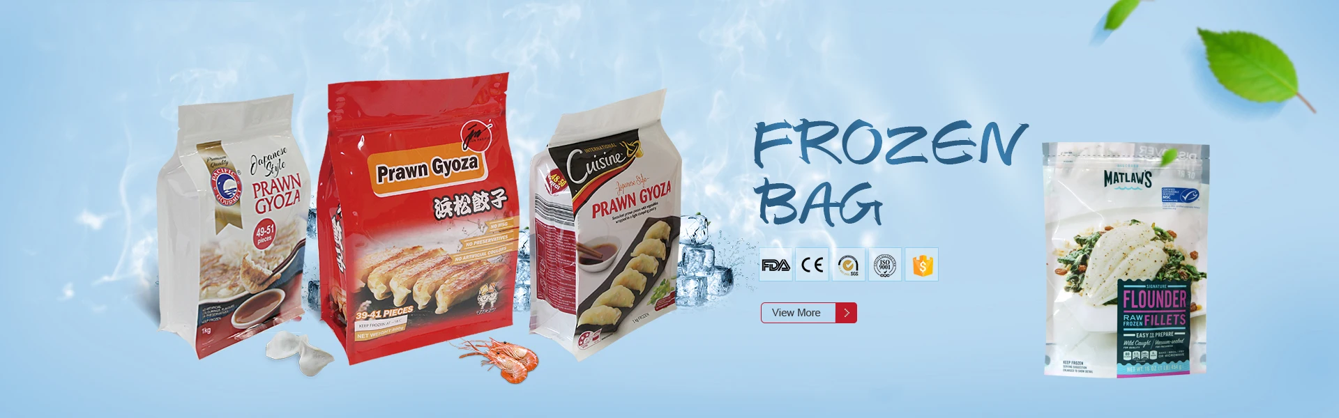 Rice Vacuum Packaging Vacuum Waterproof Pet Food Bags For Sea Food